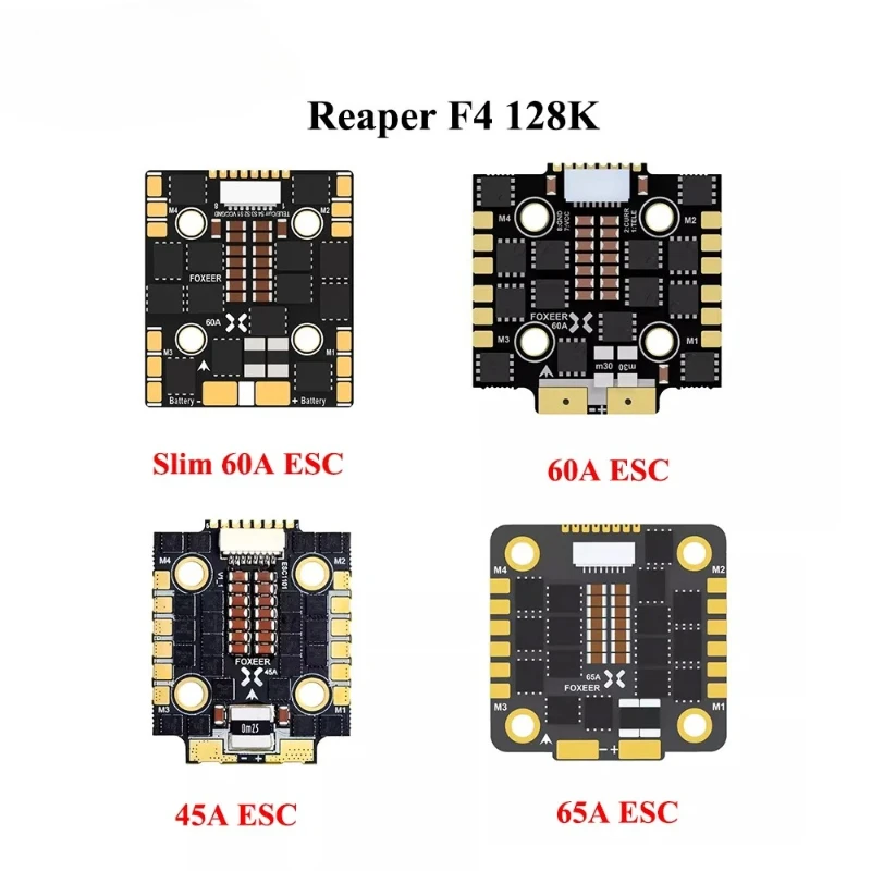 UniFly1pcs Reaper F4 Mini 128K - Foxeer Reaper F4 128K 65A Esc のレビューと価格