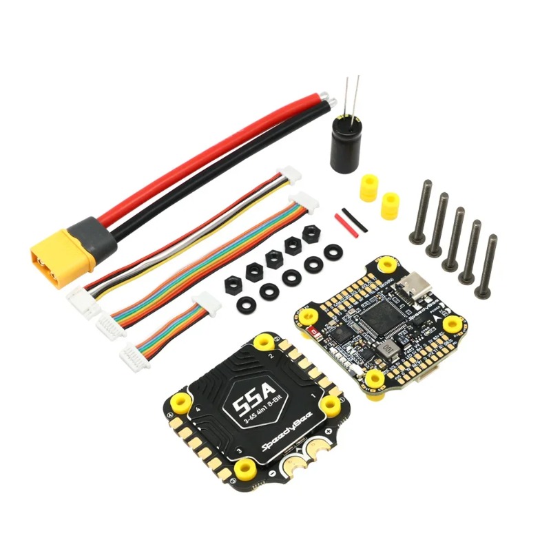 5～8インチFPVドローンフレームパーツ Speedybee - Speedybee F405 V4 Bls 55A Stack のレビューと価格