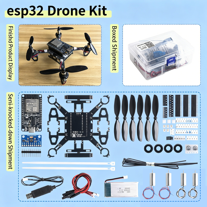 ESP-32 オープンソースミニドローン組み立てパーツパック - Speedybee F405 V4 Bls 55A Stack のレビューと価格